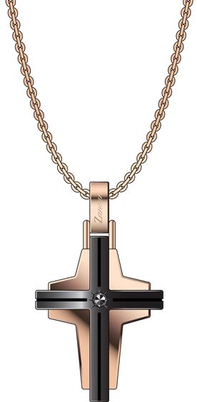 Collar Zancan Hombre Hi-Tekh 2.0 in Acero EHC161 - EHC161